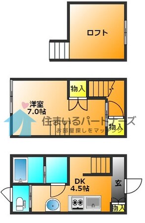 LOFT 一條の物件間取画像